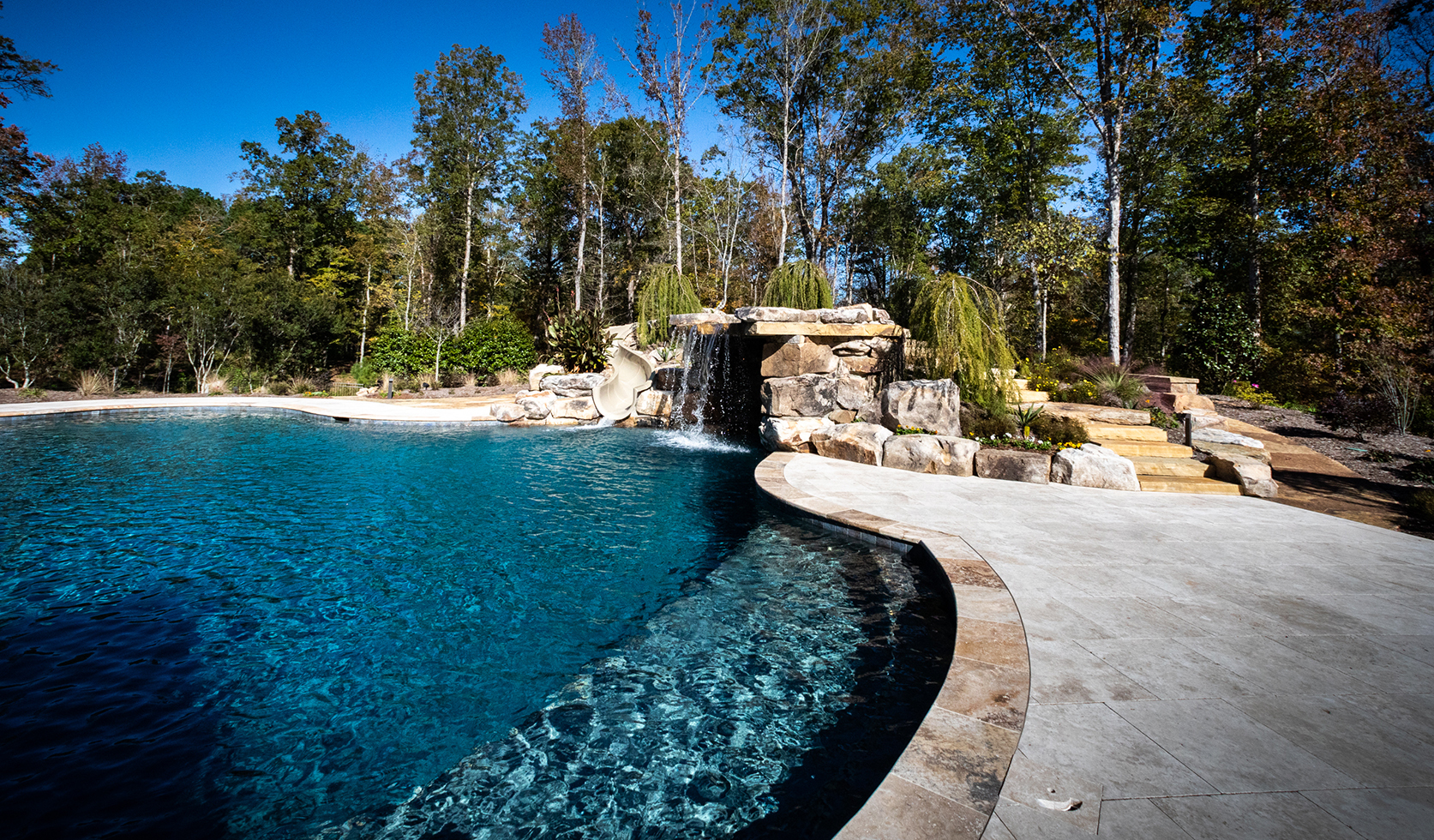 Creative Pools Custom Waterfall